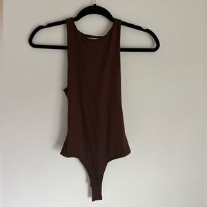 GAZE Brown Bodysuit